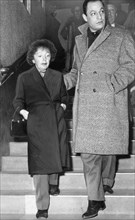 Piaf with Charles Dumont, November 30, 1961