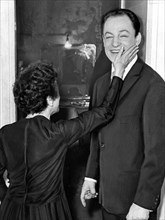 Piaf encouraging Charles Dumont, May 1961