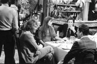Johnny Hallyday, Jane Birkin, Alain Delon