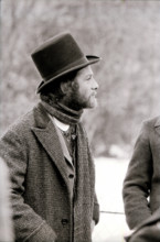 Jean-Claude Brialy sur le tournage du film "Une saison en enfer"  en 1970