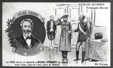 Advertising illustration for Michel Strogoff