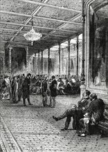 Illustration of the great hall of the "Great Eastern"