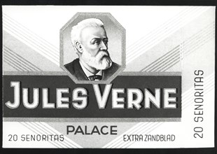 Jules Verne sur une boîte à cigares