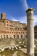 Les Marchés de Trajan à Rome, Italie