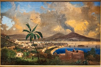 Ippolito Caffi: "Viewo of Naples"