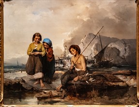 Domenico Induno: "Young Fishermen"
