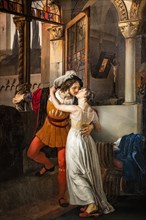 Francesco Hayez: "Romeo's last kiss to Juliet"