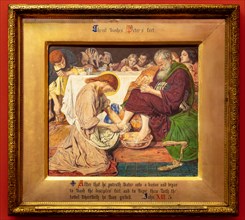 Brown, "Jesus washing Peter's feet"