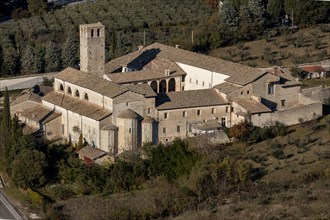 Spoleto, view of the Monastery of St. Ponziano