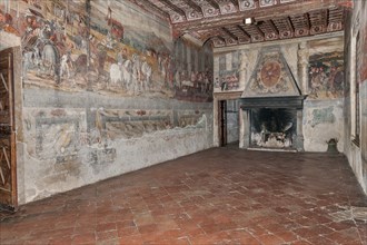 Cavernago, Malpaga Castle or Colleoni Castle, Hall of Honour
