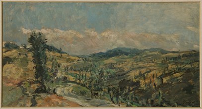 Graziosi, "Landscape with Cypresses"