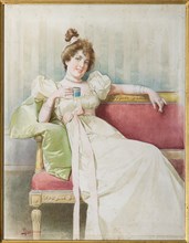 Reggianini, "Lady on the Sofa"