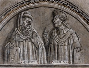 “Portraits of Homer and Virgil”.Orvieto, MODO (Museum of the Opera of the  Duomo of Orvieto)