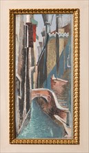 Enrico Prampolini (1894-1956), "A Canal in Venice"