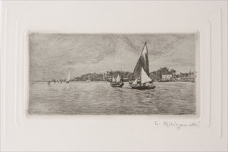 Boats in the Lagooniuseppe Miti Zanetti (1859-1929)