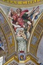 Basilica of St Andrew della Valle, Pendentive of the transept dome: "St John the Evangelist"