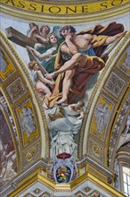 Basilica of St Andrew della Valle, Pendentive of the transept dome: "St Matthew the Evangelist"