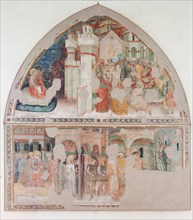 Fresco of the Stories of St. John the Evangelist at the Pinacoteca Nazionale di Ferrare