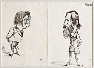 Umberto Tirelli (1871-1954) , "Caricatures"