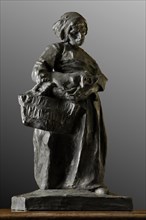 Giuseppe Graziosi, "Female Peasant with a pig"