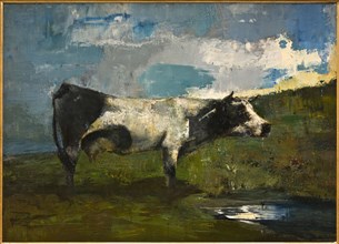 Ubaldo Magnavacca (1885-1957), "Grazing Cow"