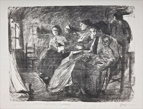 Giuseppe Graziosi  (1879-1942), "Women in an Interior"
