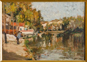 Casimiro Jodi, "On the Canal"
