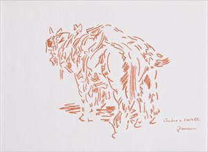 Remo Zanerini, "Study for a Horse"