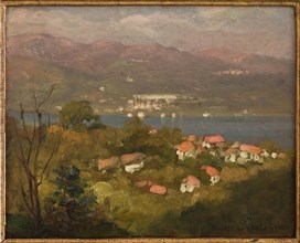 Carlo Grossi (1857-1931); "Landscape of Lombardy"