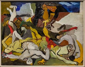 Museo Novecento: "Massacre", by Renato Guttuso, 1943