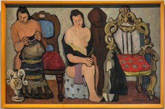 Museo Novecento: "Sitting Women"iuseppe Santomaso, 1941