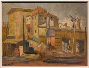 Museo Novecento: "Demolitions", by Mario Mafai, 1937