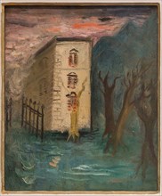 Museo Novecento: "Little house between two roads", by Mario Mafai, 1929
