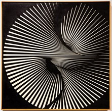 Museo Novecento: "Radial Twisting", by Franco Grignani, 1965