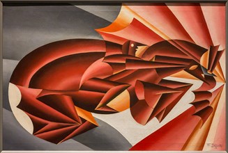 Museo Novecento: "Neigh in speed", 1932, by Fortunato Depero