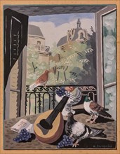 Museo Novecento: "The window and the doves""ino Severini,1931