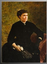 Giovanni Muzzioli (1854 - 1894): "Woman holding a handkerchief"