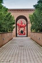 Fontanellato, Labirinto della Masone, by Franco Maria Ricci: a walkway