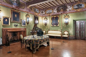 Fontanellato, Rocca Sanvitale: living room