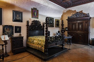 Fontanellato, Rocca Sanvitale: bedroom