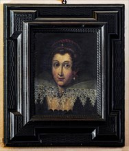 Fontanellato, Rocca Sanvitale: "Portrait of Barbara Sanseverino Sanvitale"