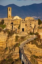 Civita di Bagnoregio: view of the Lazio Hamlet, known as the "dying village"