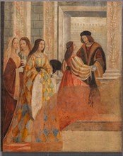 Brescia, Pinacoteca Tosio Martinengo: "Meeting of the Betrothed Couple", By Floriano Ferramola