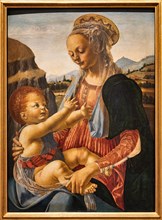 "Madonna and Child", by Andrea Del Verrocchio