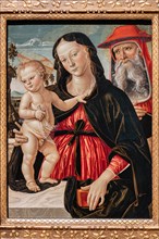 "Madonna and Child and St. Jerome", by Fiorenzo di Lorenzo