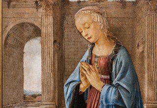 "Madonna adoring the Child", by  Domenico del Ghirlandaio