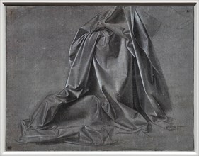 "Drapery of a Kneeling Figure, profile View", by Leonardo da Vinci