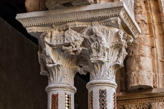 Monreale, Duomo, the cloister of the Benedectine monastery