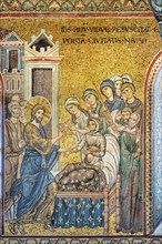 Monreale, Duomo: "Jesus brings back to life the widow's son"