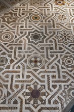 Monreale Cathedral, Northern transept: mosaic floor in opus sectile with geometric motifs